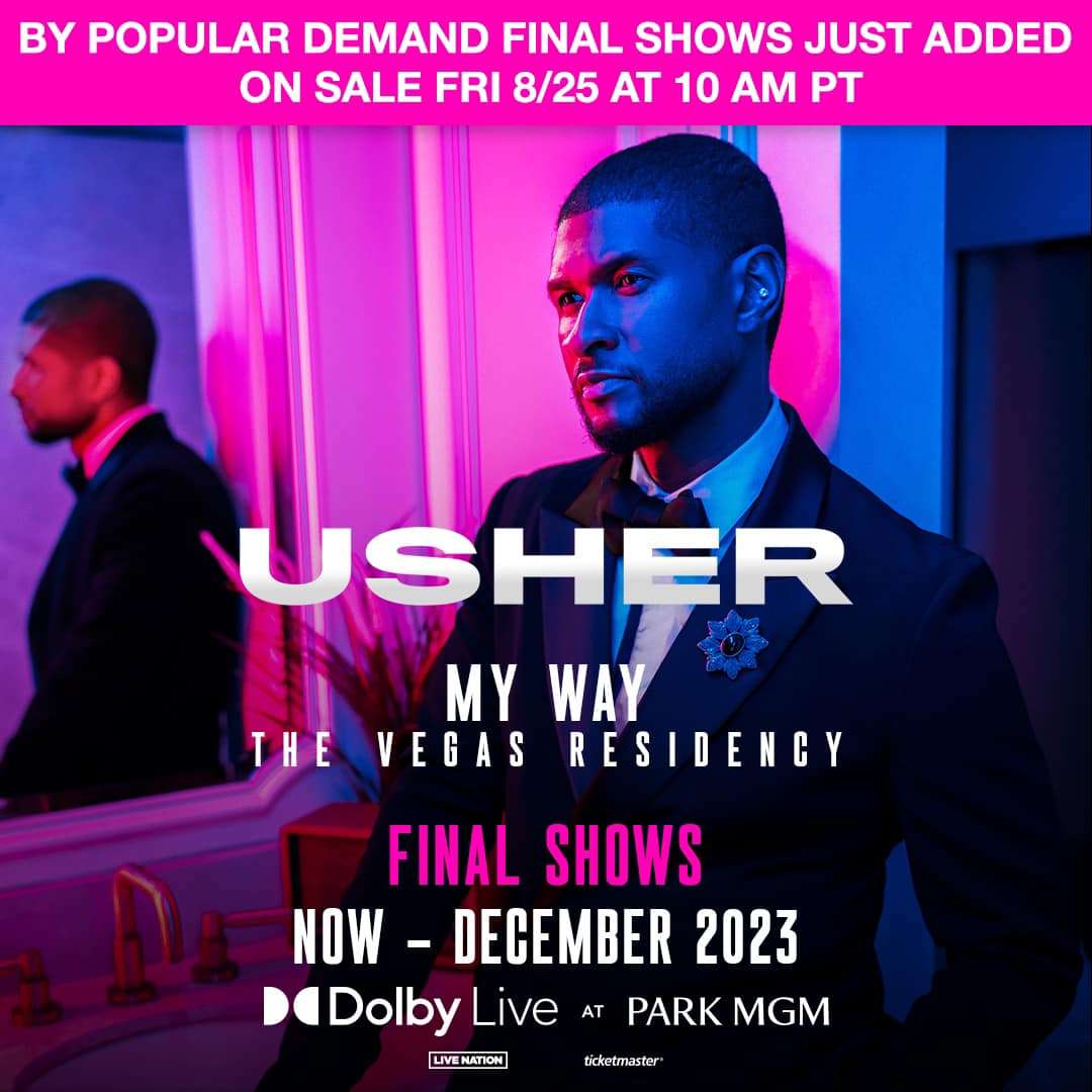 Usher Las Vegas Residency 2023 Tour – Presale Code, Tickets, Tour Dates, and Venue Details