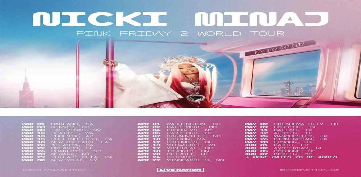 Nicki Minaj – Presale Code and Tour Dates