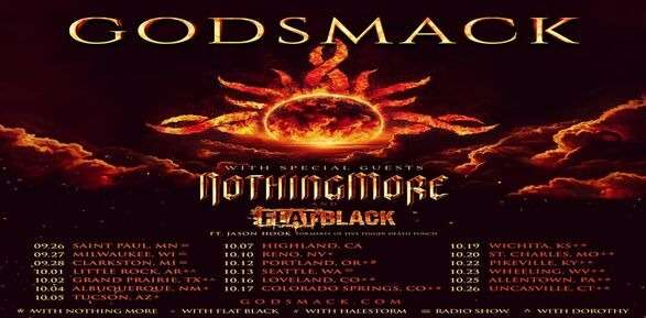 Godsmack – Presale Code and Tour Dates